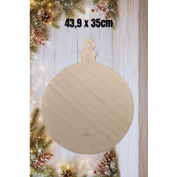 Bombka klasyczna 35cm (43,9cm), bombka 35cm, sklejka 3mm